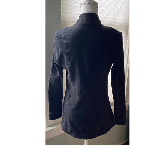 Soma Sport Black Workout Yoga Jacket Zip Up Size Medium Zip Pockets - Picture 10 of 16